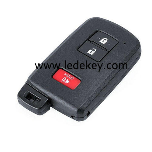 3buttons remote key For Prius RAV 4  P1=88 Chip 433mhz  FCC ID: HYQ14FBA IC: 1551A-14FBA P/N: 89904-52290 Board#: end with 0020