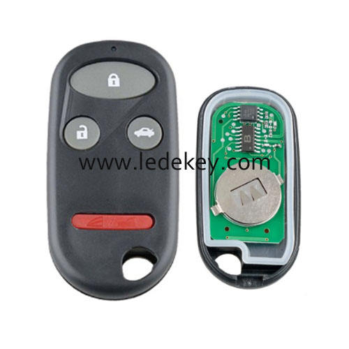 3+1 button Honda remote key 313.8MHz   ( FCC ID: OUCG8D-344H-A) for Honda CR-V 2002-2004