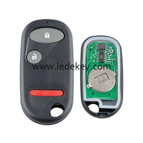 2+1 button Honda remote key 434Mhz(NHVWB1U523，NHVWB1U521) for Honda Civic (not for SI trim models) 2001-2005 for Honda Pilot 2003-2007