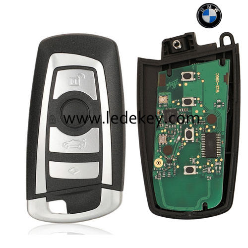 BMW FEM 4 button keyless remote key   433Mhz ID49 7945 Chip FCC KR55WK49863