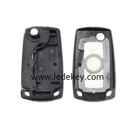 For BMW 3 button Modified flip key shell with hu92 blade