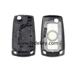 For BMW 3 button Modified flip key shell with hu58 blade