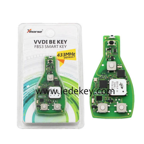 3 buttons VVDI MERCEDES BENZ FBS3 KeylessGo Key（can change 315mhz to 433mhz)