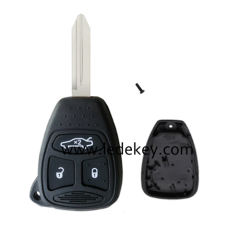 3 button Chrylser remote key shell NO LOGO No battery clamp