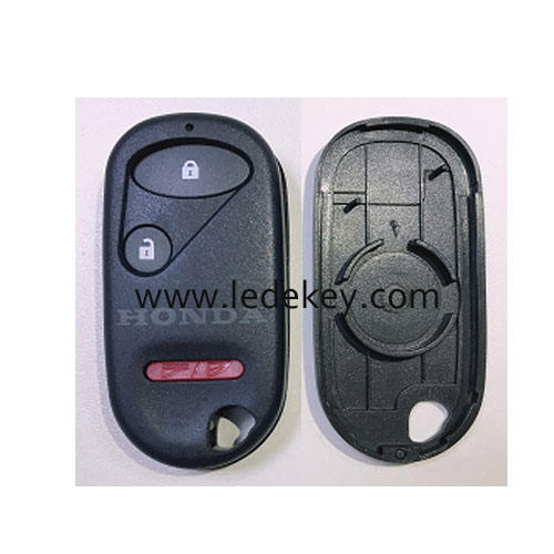 2+1 button Honda remote key shell   (with battery place)