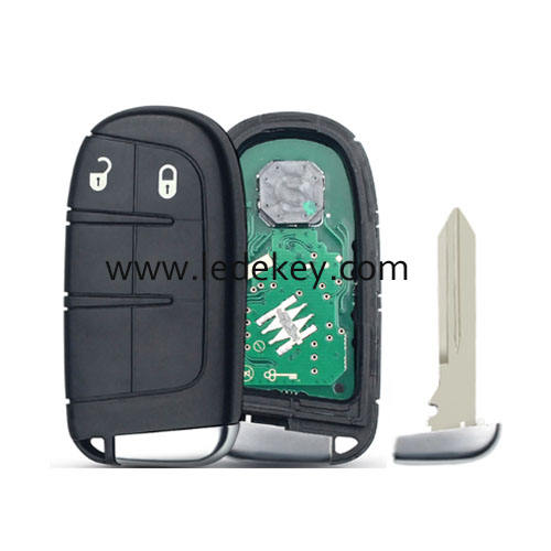 Fiat 2 button smart key with 433Mhz 46 Chip FCC ID: M3N-40821302 (for Fiat 500 Freemont)