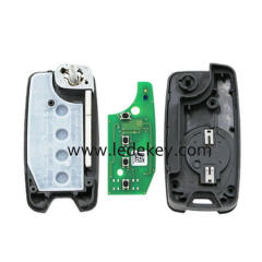 Original PCB board Jeep 4 button flip remote key with 433Mhz 4A Chip FCC ID: 2ADFTFI5AM433TX (for Jeep Renegade 2015-2020)