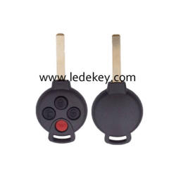 3+1 button Benz blank remote key
