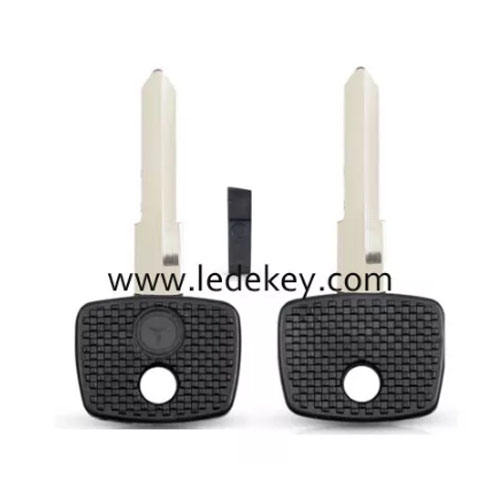 Benz transponder chip key shell  with chip groove with Logo