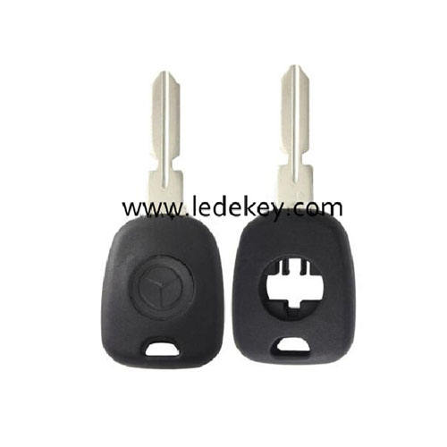 Benz transponder chip key shell with 4 track blade