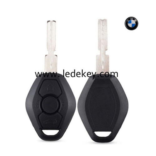 BMW 3 button remote key shell with 4 track blade(No Words on back)