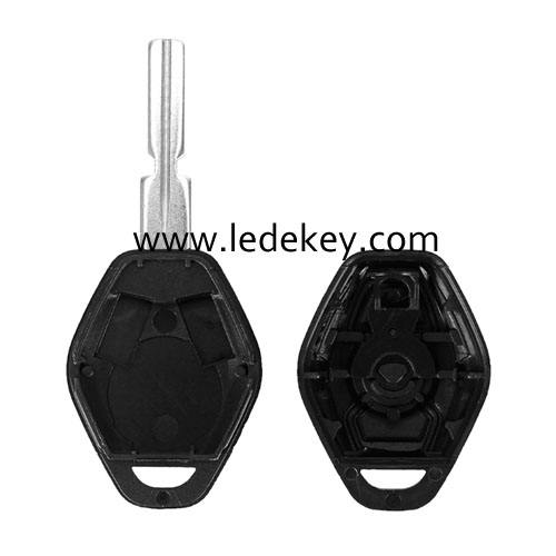 BMW 3 button remote key shell with 4 track blade(No Words on back)