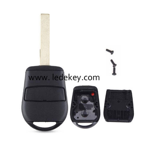 BMW 2 button  remote key shell with 2 track blade