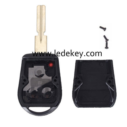 BMW 2 button remote key shell with 4 track blade