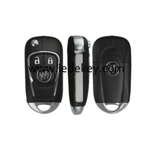 Buick 2 button flip key shell