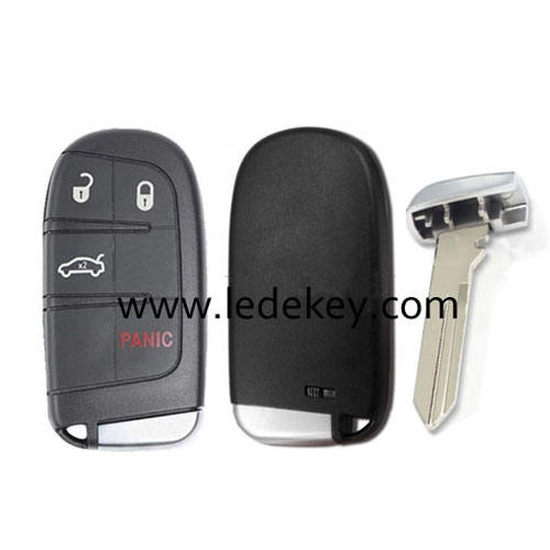 GM 4 button remote key shell