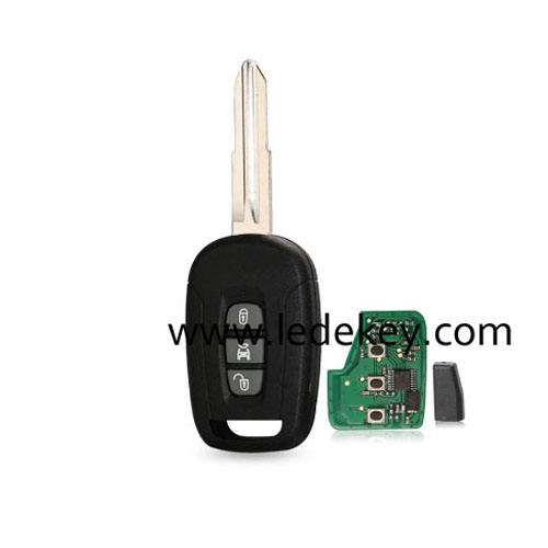 Chevorlet 3 button remote key with 433Mhz  ID46 chip