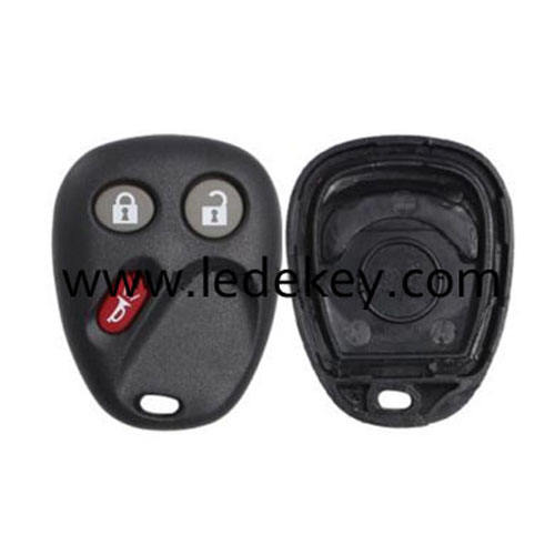 GM 3 button key shell without battery place