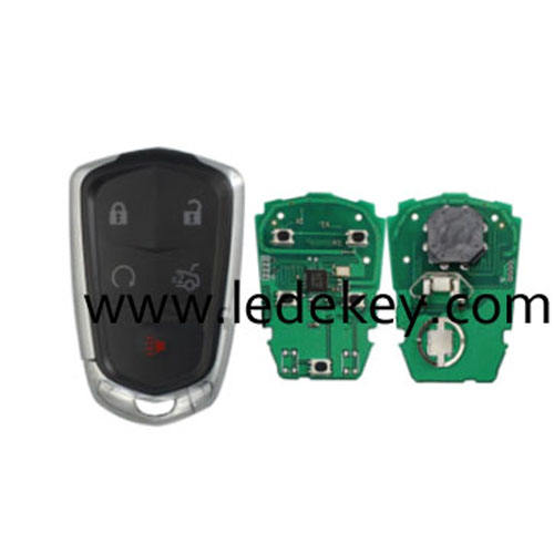 Cadillac 5 button keyless key with 433Mhz for Cadillac (FCC:HYQ2EB