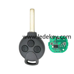 Benz 3 button remote key with 433Mhz ID46 PCF7941