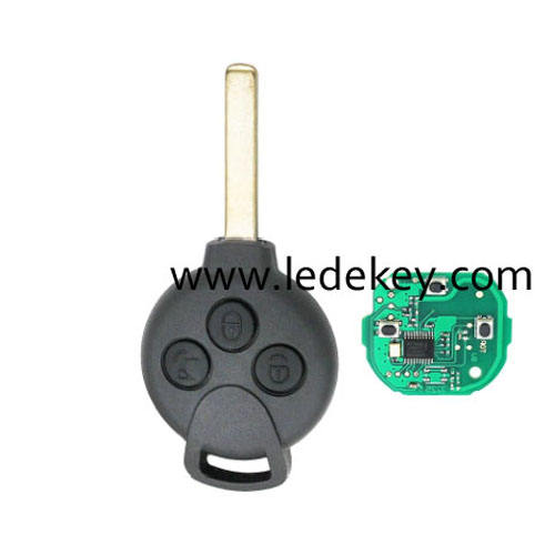 Benz 3 button remote key with 433Mhz ID46 PCF7941
