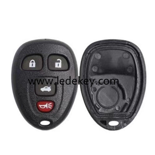 GM 4 button remote key shell with battery place