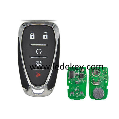 Chevrolet 5 button smart key with ID46 Chip 315Mhz(FCC ID:HYQ4AA IC:1551A-4AA P/N:13584498 F)