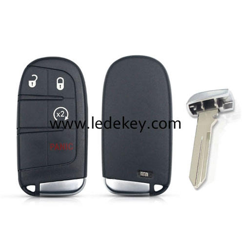 GM 4 button remote key shell