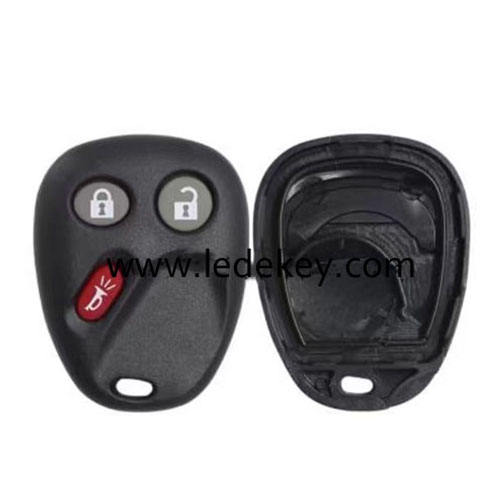 GM 3 button key shell with battery place