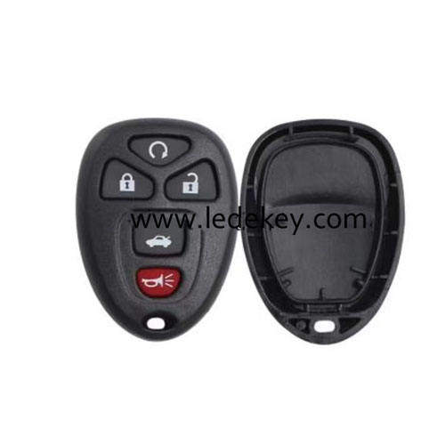 Buick 5 button remote key shell