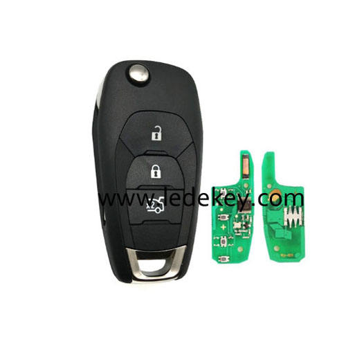 Chevrolet 3 button remote key 433Mhz  ID46 chip