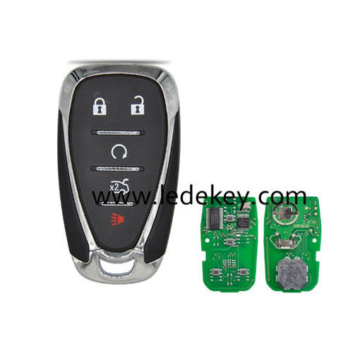 Chevrolet 5 button smart key with ID46 Chip 433Mhz(FCC ID:HYQ4EA)