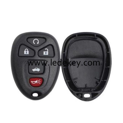 GM 5 button remote key shell without battery place