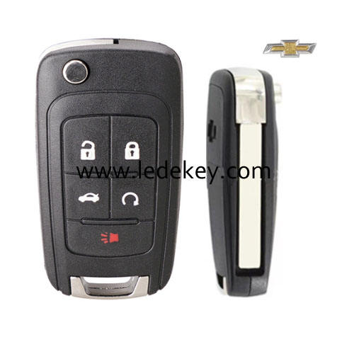 5 button Chevrolet remote key shell