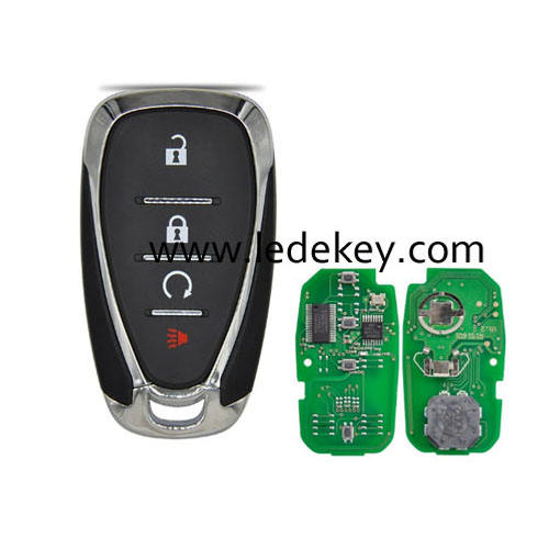 Chevrolet 4 button smart key with ID46 Chip 315Mhz(FCC ID:HYQ4AA IC:1551A-4AA P/N:13584498 F)