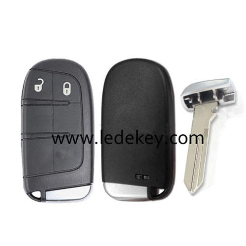 GM 2 button remote key shell