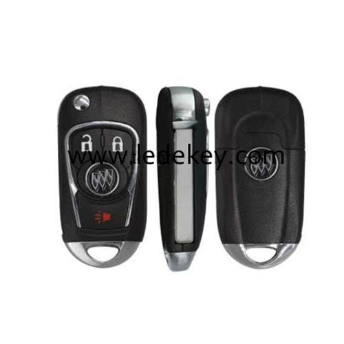 Buick 2+1 button flip key shell