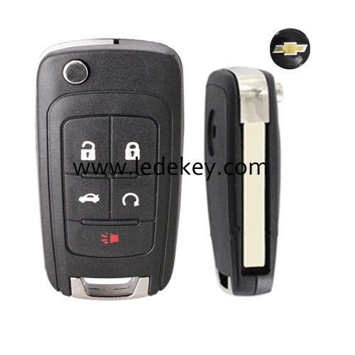 5 button Chevrolet remote key shell