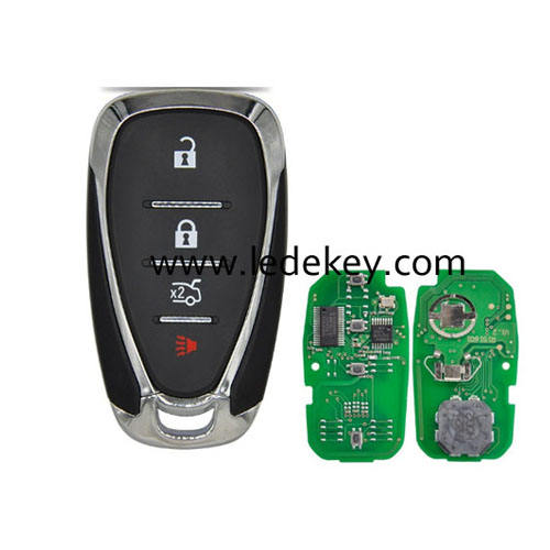 Chevrolet 4 button smart key with ID46 Chip 315Mhz(FCC ID:HYQ4AA IC:1551A-4AA P/N:13584498 F)