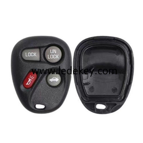 GM 4 button remote key shell without battery place