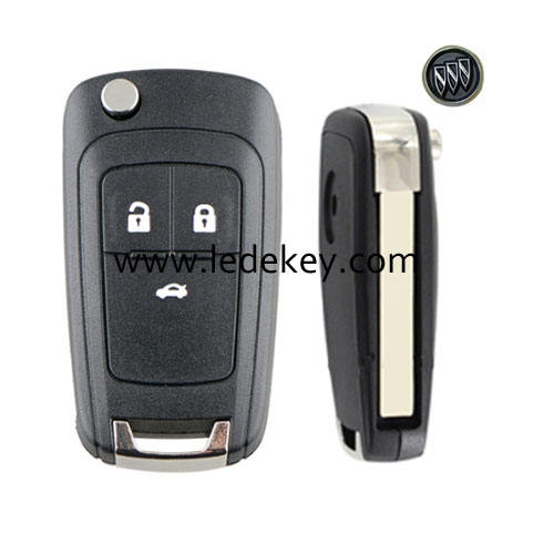 3 button Buick remote key shell