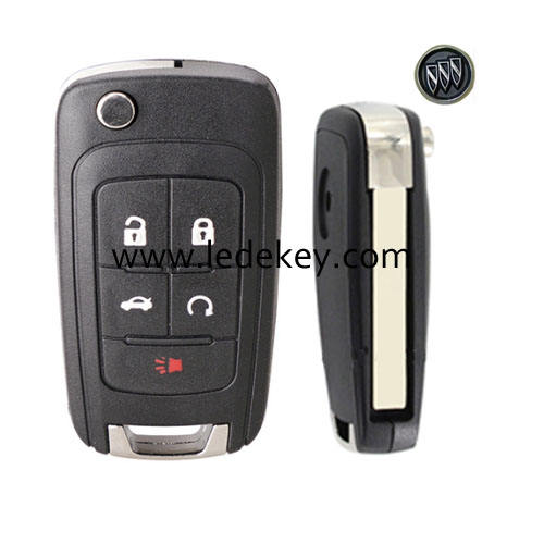 5 button Buick remote key shell
