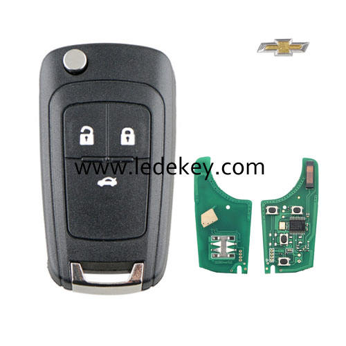 Chevrolet 3 Button remote key with 433mhz ID46 Chip