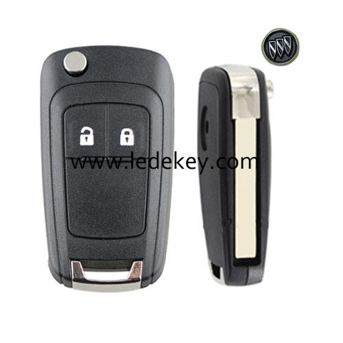 2 button Buick remote key shell