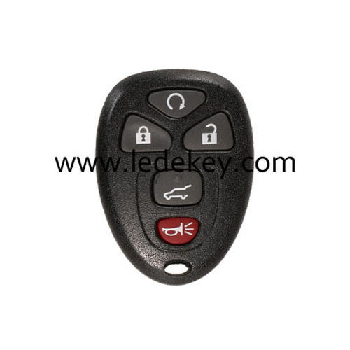 Cadillac 4+1 button remote key 315Mhz(FCC:OUC60270)