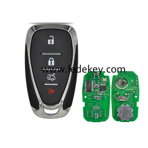 Cadillac 4 button smart key with ID46 Chip 433Mhz(FCC ID:HYQ4EA)