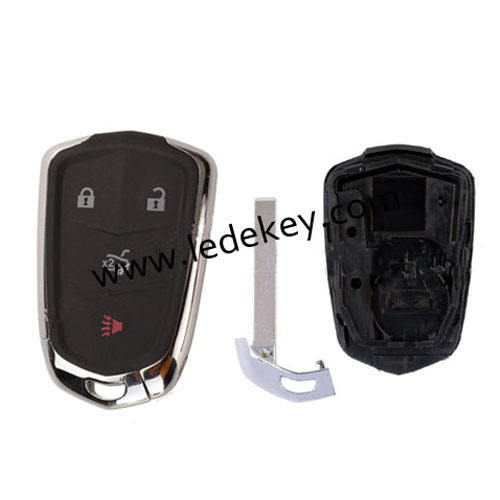 GM 4 button smart key shell