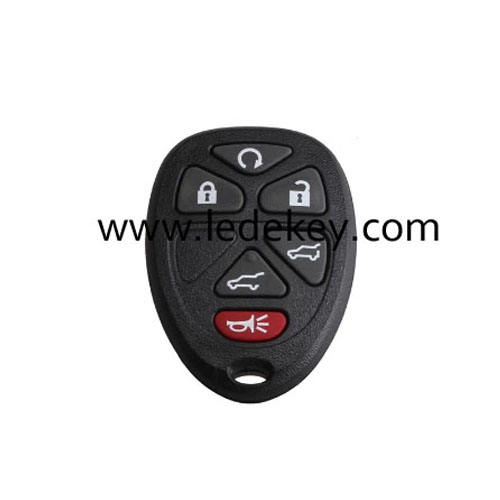 GM 5+1 button remote key 315Mhz(FCC:OUC60270)