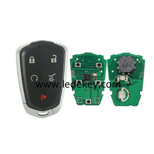 Chevrolet 5 button keyless key with 433Mhz for(FCC:HYQ2EB)