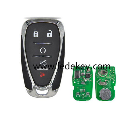 Cadillac 5 button smart key with ID46 Chip 315Mhz(FCC ID:HYQ4AA IC:1551A-4AA P/N:13584498 F)